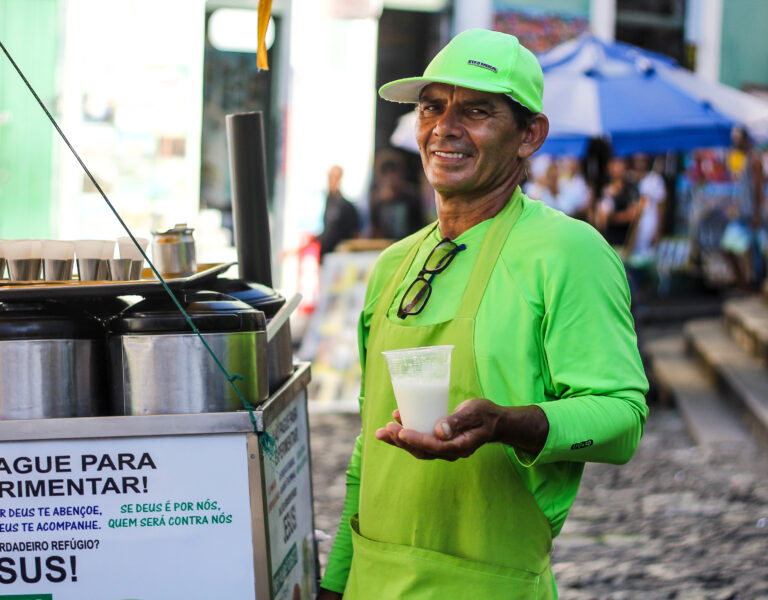 Suco de Limão com Coco. Pelourinho Salvador Bahia Foto: Amanda Oliveira.
