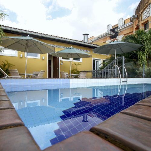 Casa do Amarelindo (Hotel). A Piscina. Pelourinho, Salvador, Bahia. Foto Divulgação .