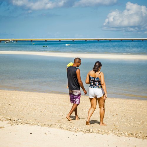 Praia de São Tomé de Paripe. Salvador, Bahia. Foto: Amanda Oliveira.