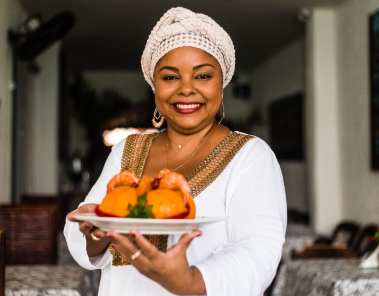 Restaurante Encantos da Maré. Cidade Baixa. Salvador, Bahia. Foto: Amanda Oliveira .