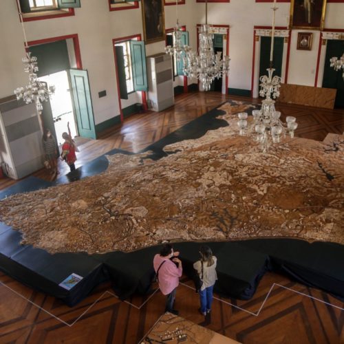 Maquete de Salvador. Foto Bruno Concha Secom .