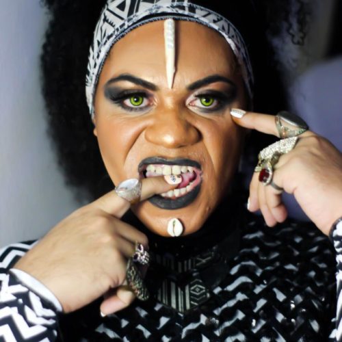 Barbárie Bundi.  Drag Salvador Bahia. Foto Ayran Cunha