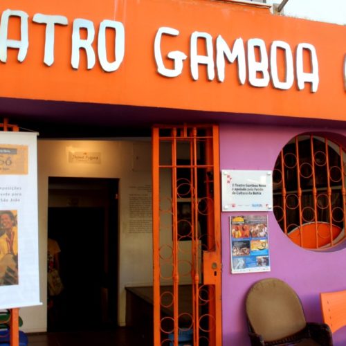 Fachada Teatro Gamboa. Salvador Bahia. Foto divulgação.
