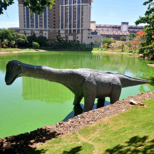 Lagoa dos Dinossauros. Bairro do Stiep. Salvador Bahia. Foto Jefferson Peixoto Secom.
