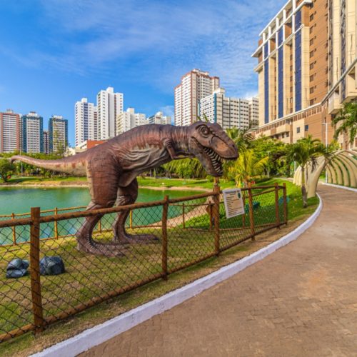 Lagoa dos Dinossauros. Bairro do Stiep. Salvador Bahia. Imagens aéreas de Igor Santos Secom.