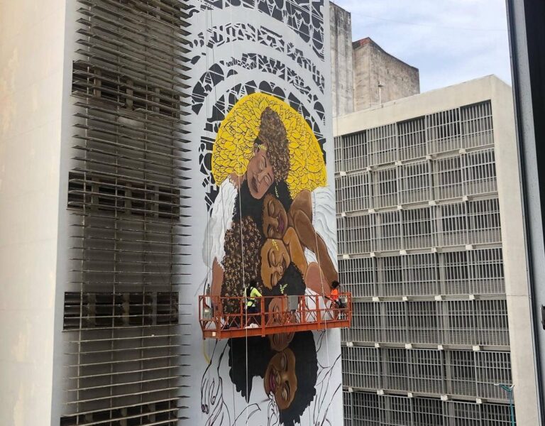 Projeto MURAL. Salvador Bahia. DoisDetalhes. Foto Bruno Concha/Secom.