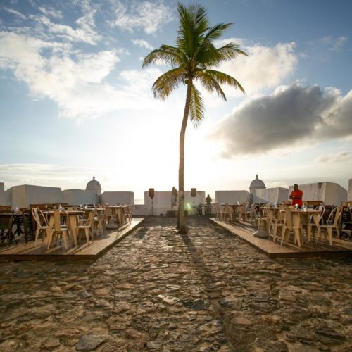 Bistrô Mirante Forte Santa Maria. Porto da Barra. Salvador Bahia. Foto divulgação..