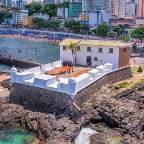 Bistrô Mirante Forte Santa Maria. Porto da Barra. Salvador Bahia. Foto Evie Photos. Divulgação.