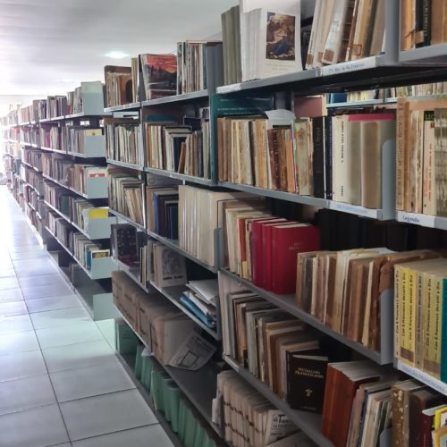 Santuário de Nossa Senhora da Piedade e Memorial dos Capuchinhos. Biblioteca. Centro Salvador Bahia. Foto Fernanda Slama.