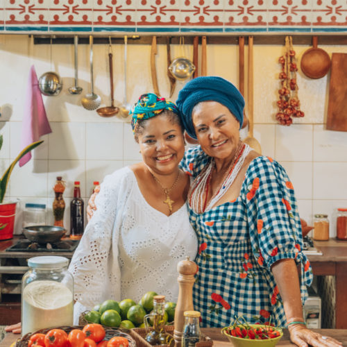 Websérie Donas do Sabor. Deliene Mota (Encantos Da Maré) e Tereza Paim (Casa de Tereza). Foto Luisa Calmon.