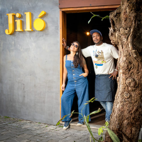 Elen Luz e Ícaro Rosa. Jiló Restaurante. Pituba. Salvador Bahia. Foto Leonardo Freire