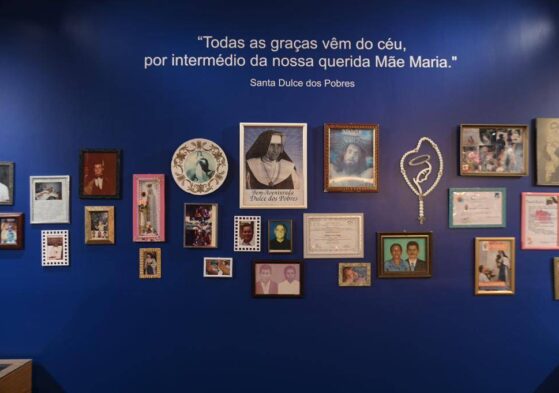 Sala de ex-votos do Santuário Santa Dulce dos Pobres