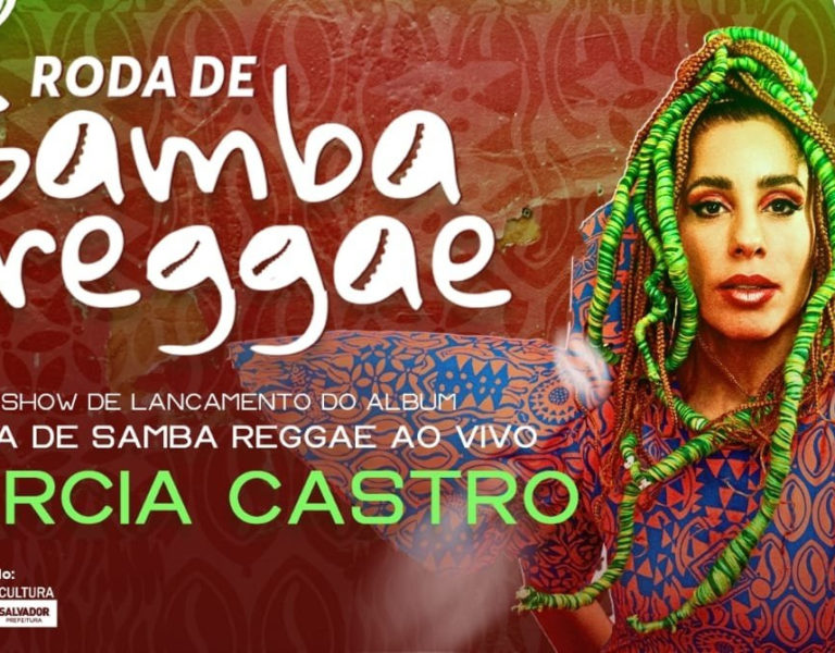 Banner - Roda de Samba Reggae – Márcia Castro