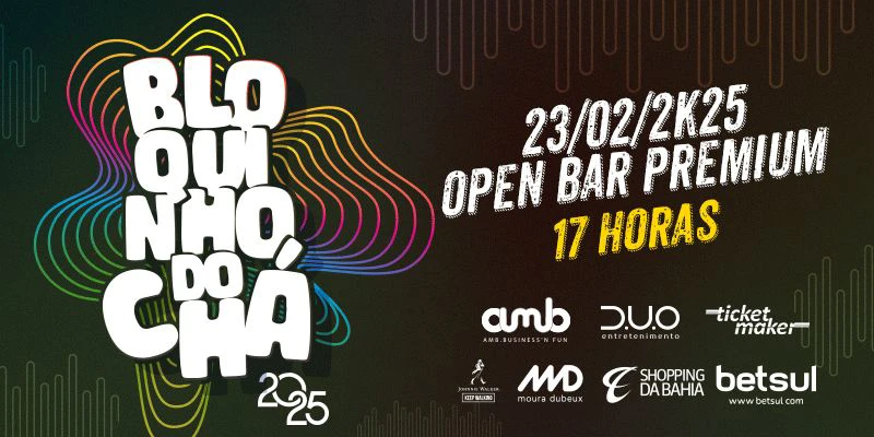 Banner - Bloquinho do Chá 2025