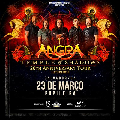 Banner - Interlude Tour de Pausa | Temple of Shadows 20 Years – Salvador