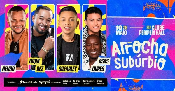 Banner - Arrocha Subúrbio promete agitar Salvador com grandes atrações