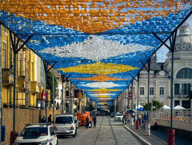 Arraiá da Prefs 2025. Rua Chile. Centro Histórico de Salvador. Bahia. 