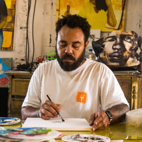 Anderson AC Idealizador da Pinacoteca do Beiru. Tancredo Neves. Salvador Bahia. Foto Camilo Lobo.