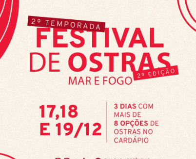 Festival de Ostras – 2ª Edição: Mar e Fogo