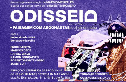 Espetáculo 'Odisseia + Paisagem com Argonautas'