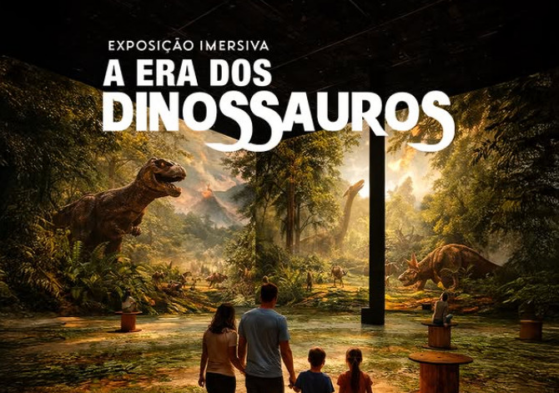 Exposição imersiva                                                                                                                                             'A Era dos Dinossauros'