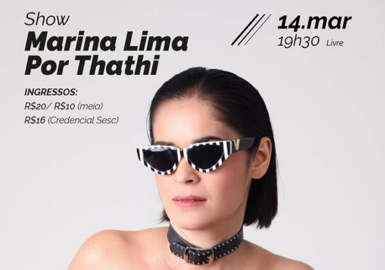 Show 'Marina Lima por Thathi'