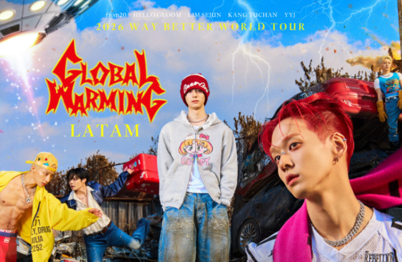 2026 Way Better Global Warming - turnê de K-pop - Salvador da Bahia