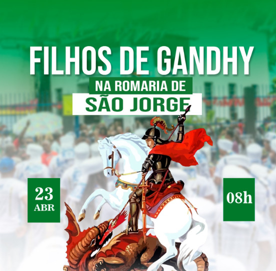Filhos de Gandhy na Romaria de São Jorge