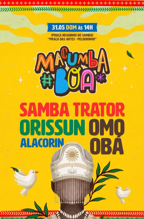 Festa 'Macumba Boa' - Samba Trator, Alacorin e mais