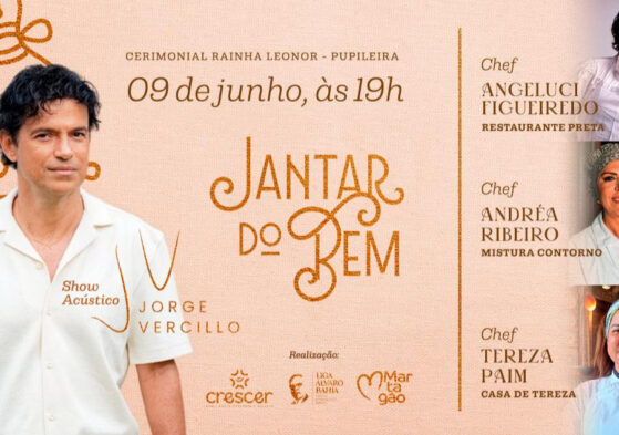 VII Jantar do Bem- show de Jorge Vercillo e muito mais