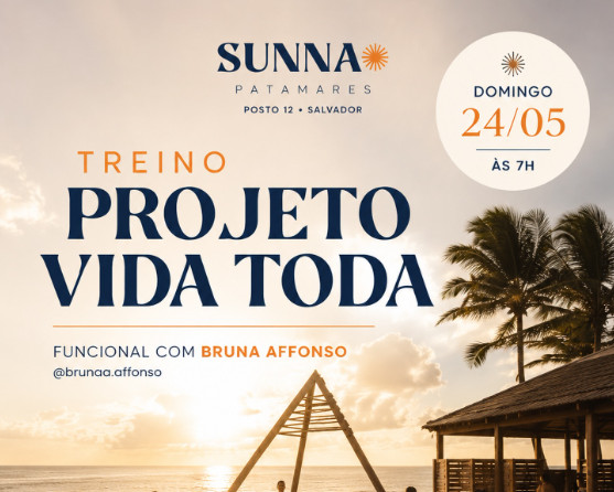 Treino Projeto Vida Toda - funcional, café da manhã e mais