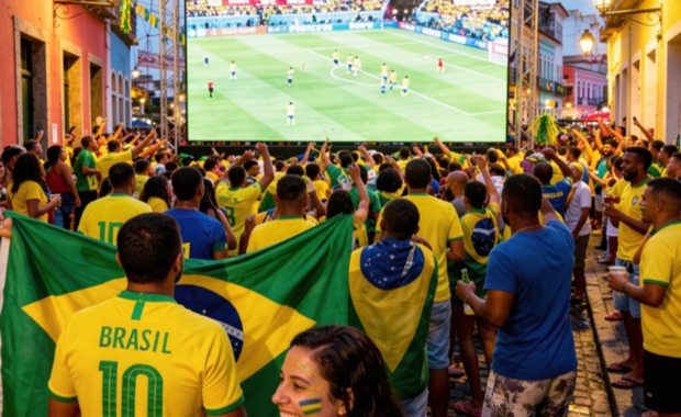 Prefeitura leva atrações musicais e telões para os bairros durante os jogos do Brasil