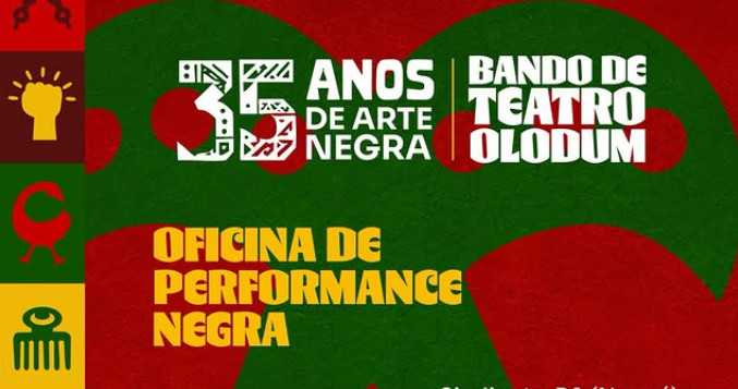Bando de Teatro Olodum em Oficina de Performance Negra 2026