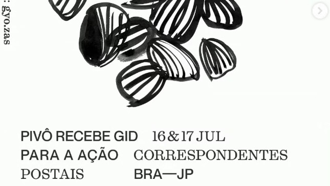Oficina “Correspondentes Postais Brasil–Japão” - Pivô recebe Gabinete de Investigação do Desenho