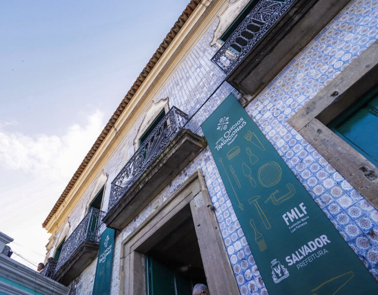 Escola de Ofícios Tradicionais de Salvador, instalada na Casa das Sete Mortes. Pelourinho. Foto Igor Santos Secom PMS.